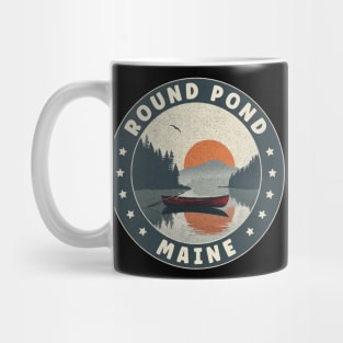 Round Pond Maine Sunset Mug